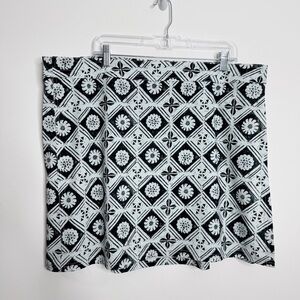 NWOT‎ Rip Skirt Hawaii Mixed Blues Print Skirt Cover Up Adjustable Swim Wrap XXL